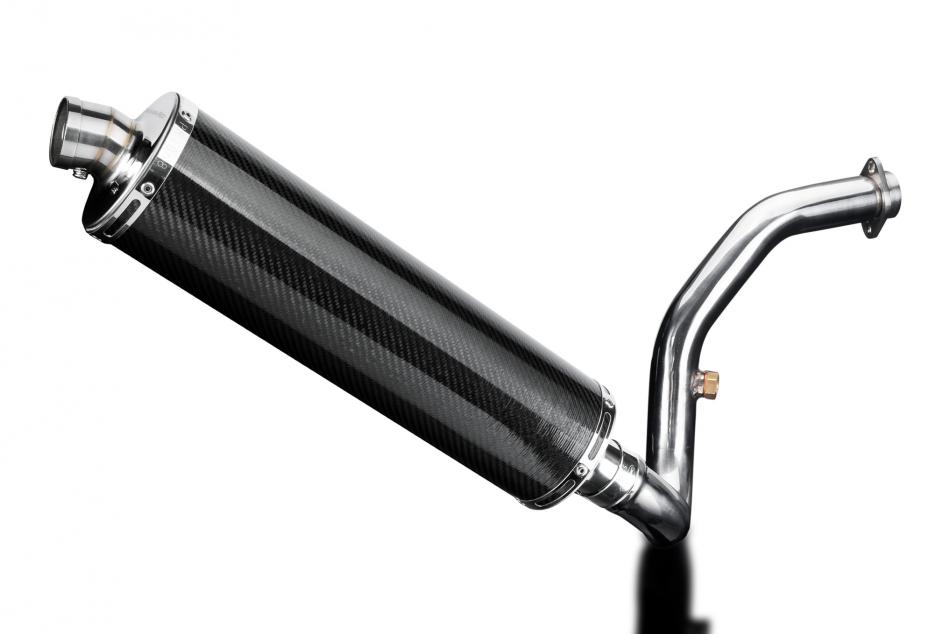 BMW G310R G310GS 2017-2020 Echappement Complet DECAT Pot 450mm Ovale Carbone