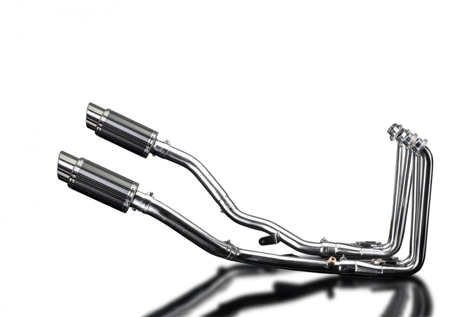 YAMAHA FJR1300 2001-2005 Echappement Complet 4-2 DECAT 200mm Rond Carbone PISTE