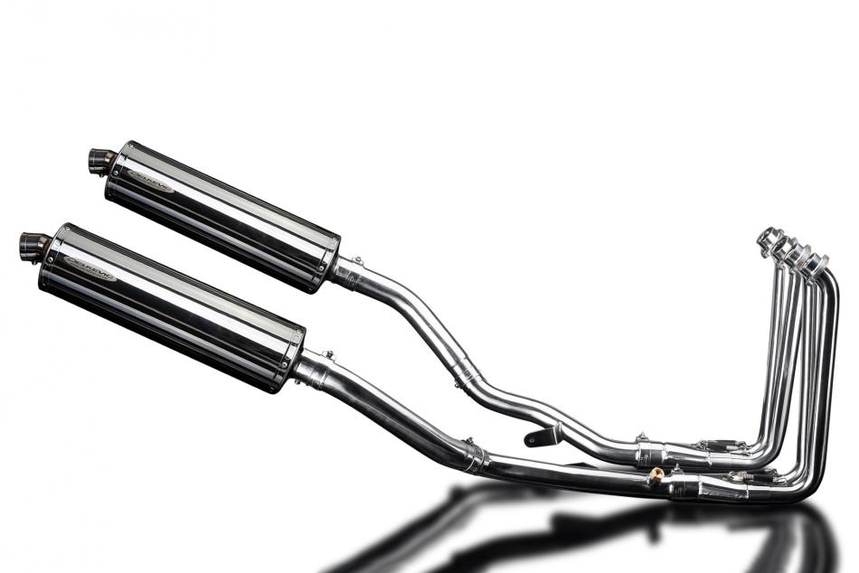 YAMAHA FJR1300 2001-2005 Echappement Complet 4-2 DECAT 450mm Ovale Inox