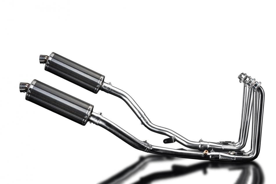 YAMAHA FJR1300 2001-2005 Echappement Complet 4-2 DECAT 350mm Ovale Carbone
