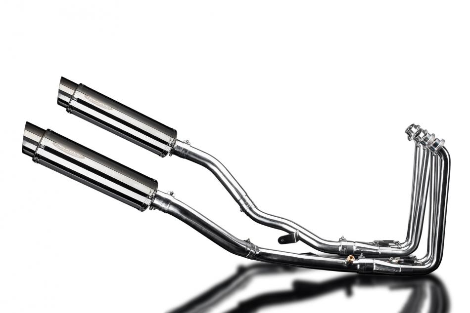 YAMAHA FJR1300 2001-2005 Echappement Complet 4-2 DECAT Silencieux350mm Rond Inox