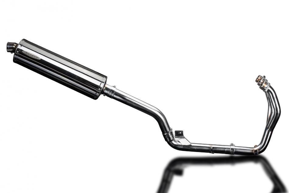 TRIUMPH TIGER 800 2010-2019 Echappement Complet Silencieux 450mm Ovale Inox