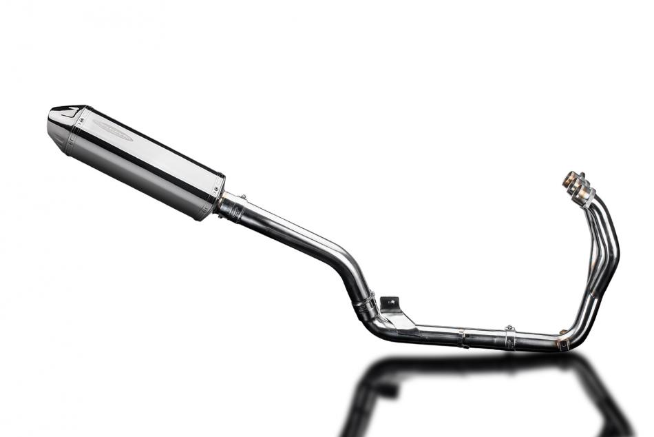 TRIUMPH TIGER 800 2010-2019 Echappement Complet Silencieux 320mm Tri-Ovale Inox