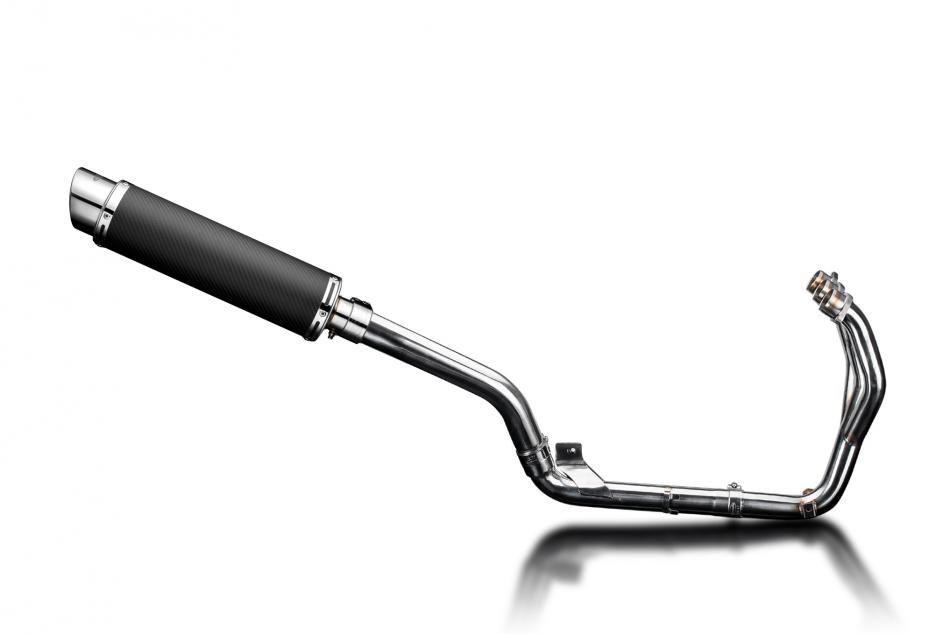 TRIUMPH TIGER 800 2010-2019 Echappement Complet Silencieux 350mm Rond Carbone