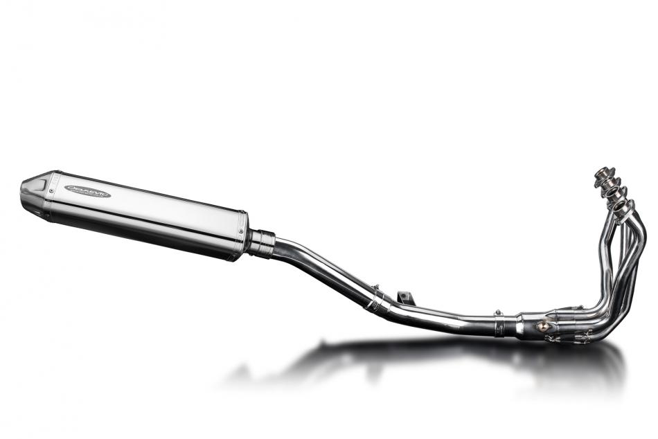 Kawasaki 1000 Versys 2010-2014 Echappement 4-1 Silencieux 420mm Tri-Ovale Inox