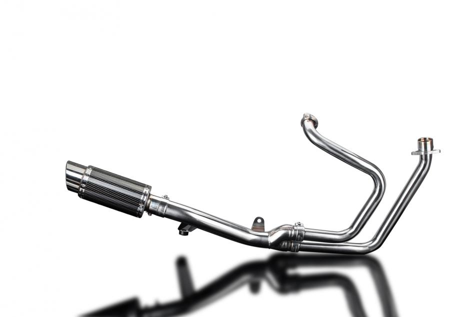 HONDA NT650V DEAUVILLE 1998-2005 Echappement Complet 200mm Rond Carbone PISTE