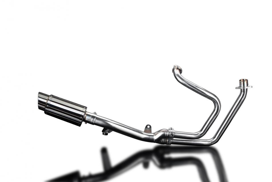 HONDA NT650V DEAUVILLE 1998-2005 Echappement Complet 200mm Rond Inox (PISTE)