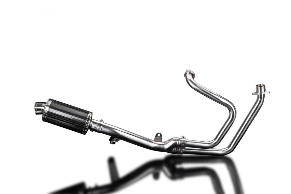 HONDA NT650V DEAUVILLE 1998-2005 Echappement Complet 225mm Ovale Carbone PISTE