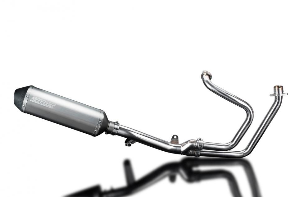 HONDA NT650V DEAUVILLE 1998-2005 Echappement Complet Pot 343mm X-Ovale Titane