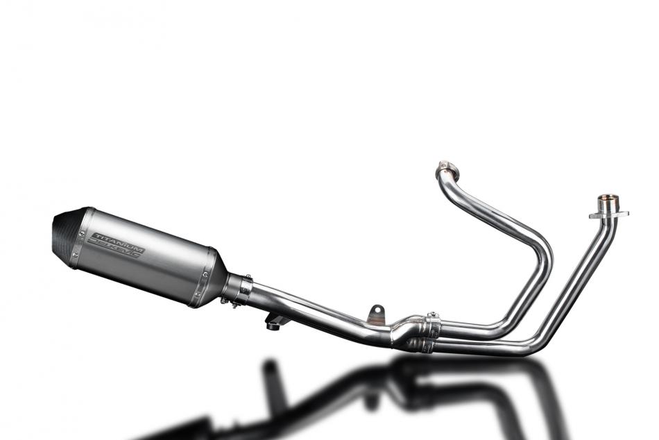 HONDA NT650V DEAUVILLE 1998-2005 Echappement Complet Pot 260mm X-Ovale Titane