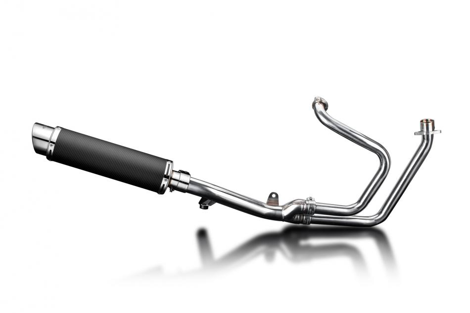 HONDA NT650V DEAUVILLE 1998-2005 Echappement Complet Silencieux 350 Rond Carbone