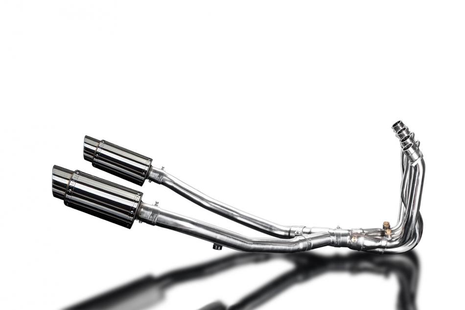 KAWASAKI ZZR1400 2008-2011 Echappement Complet 4-2 DECAT Pot 200 Rond Inox PISTE