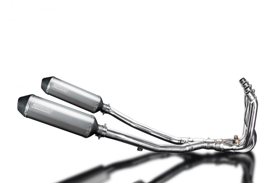 KAWASAKI ZZR1400 2008-2011 Echappement Complet 4-2 DECAT Pot343mm X-Ovale Titane