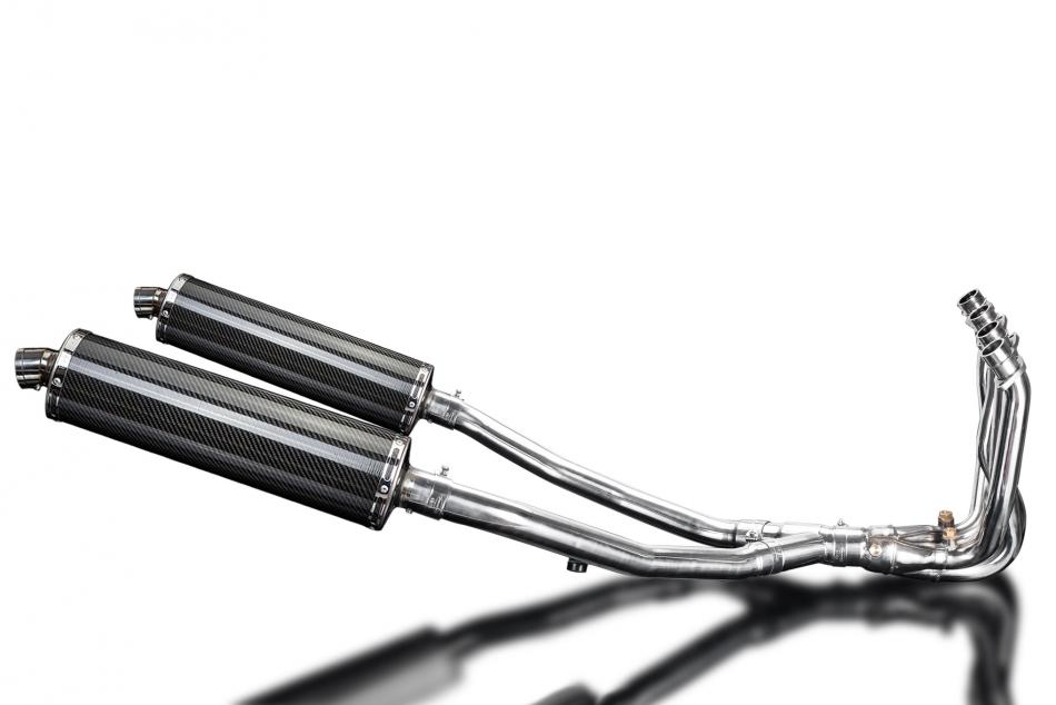 KAWASAKI ZZR1400 2008-2011 Echappement Complet 4-2 DECAT Pot 450mm Ovale Carbone