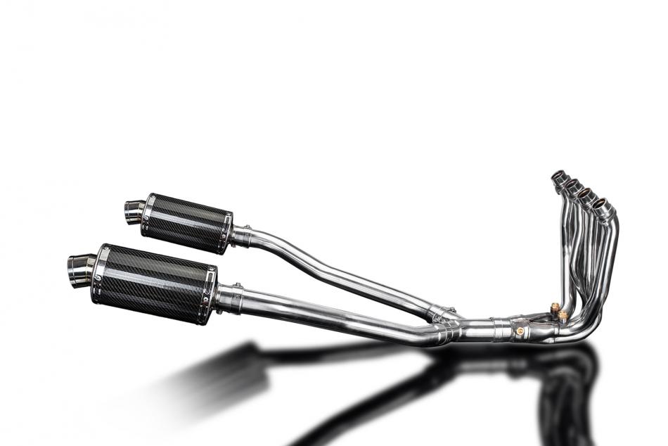 KAWASAKI GTR1400 2007-2020 Echappement Complet 4-2 Pot 225mm Ovale Carbone PISTE