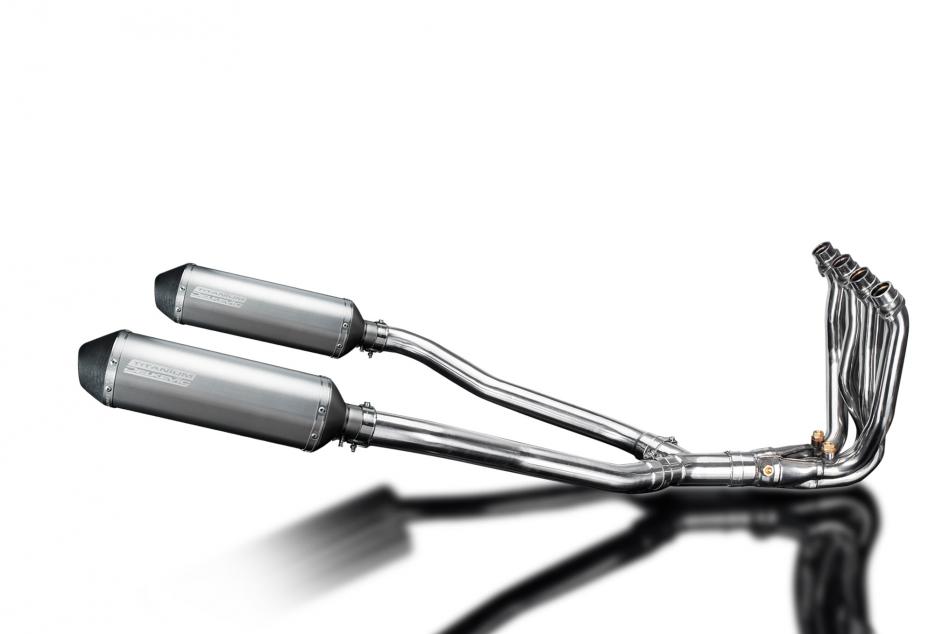 KAWASAKI GTR1400 2007-2020 Echappement Complet 4-2 Pot 343mm X-Ovale Titane