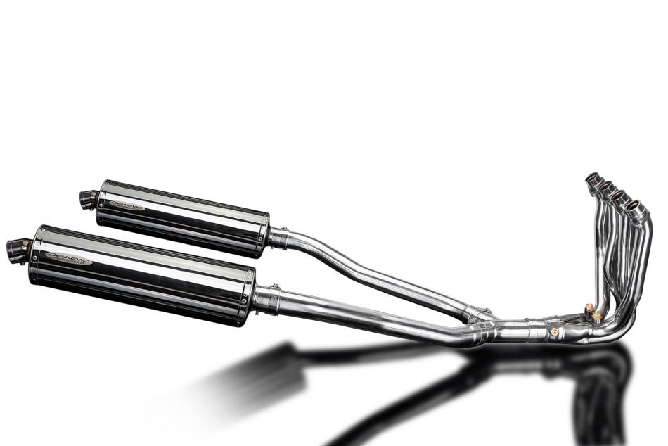 KAWASAKI GTR1400 2007-2020 Echappement Complet 4-2 Pot 450mm Ovale Inox