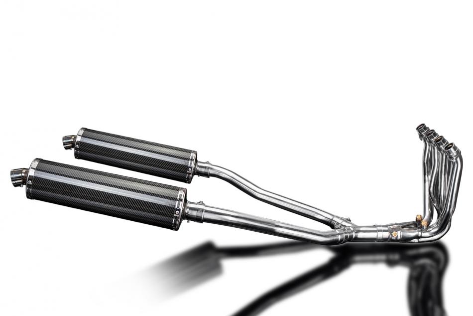 KAWASAKI GTR1400 2007-2020 Echappement Complet 4-2 Pot 450mm Ovale Carbone