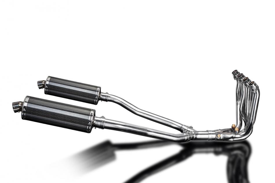 KAWASAKI GTR1400 2007-2020 Echappement Complet 4-2 Pot 350mm Ovale Carbone