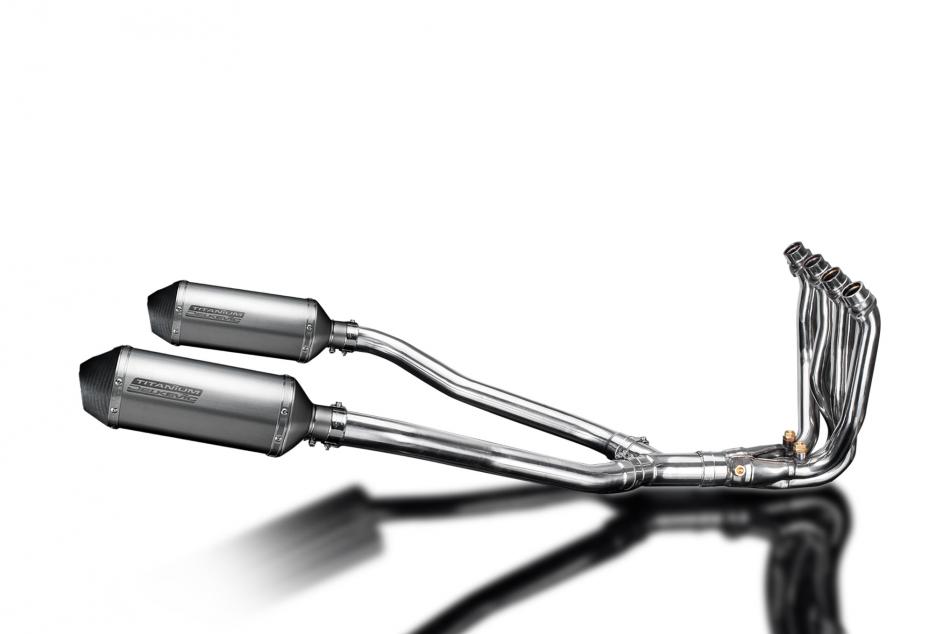 KAWASAKI GTR1400 2007-2020 Echappement Complet 4-2 Pot 260mm X-Ovale Titane