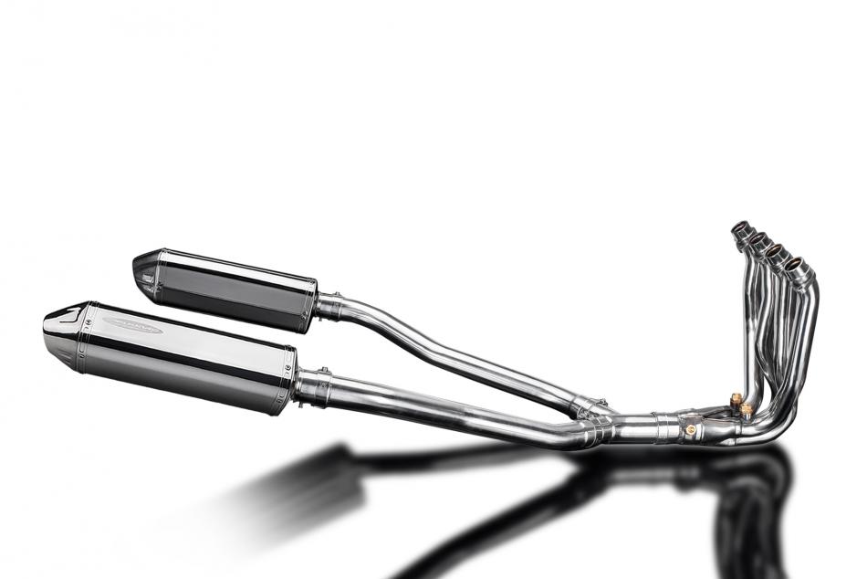 KAWASAKI GTR1400 2007-2020 Echappement Complet 4-2 Pot 320mm Tri-Ovale Inox