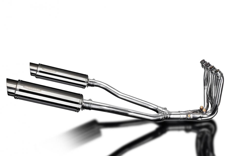 KAWASAKI GTR1400 2007-2020 Echappement Complet 4-2 Pot 350mm Rond Inox