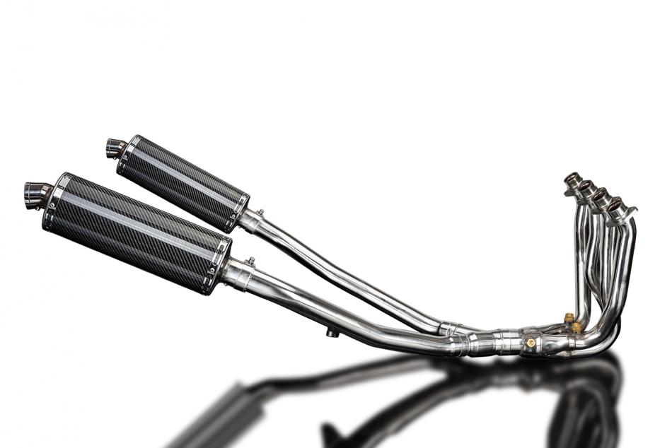 KAWASAKI ZZR1400 2006-2007 Echappement Complet DECAT 4-2 Pot 350mm Ovale Carbone