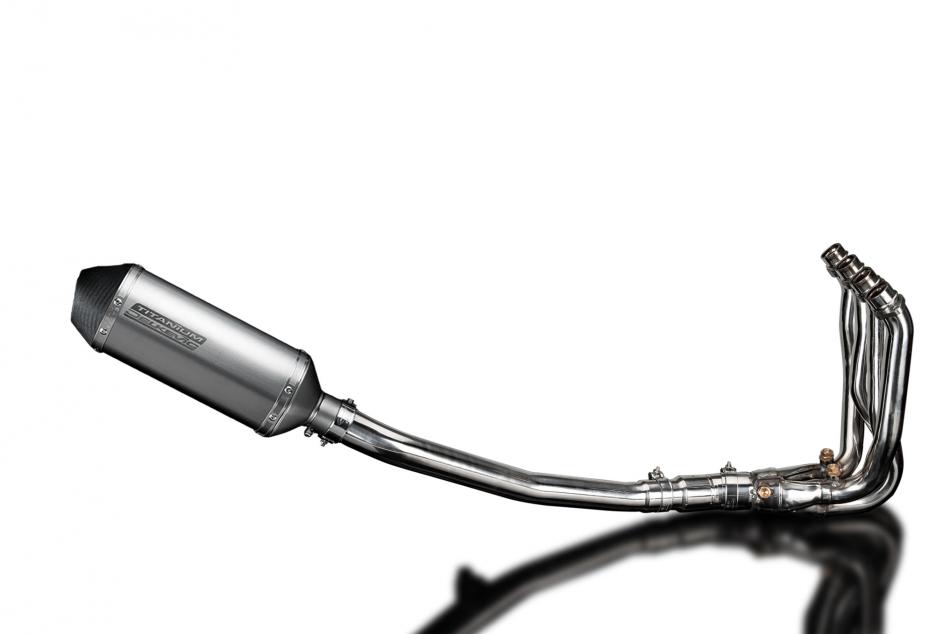 KAWASAKI ZZR1400 2008-11 Echappement Complet DECAT 4-1 Pot 260mm X-Ovale Titane