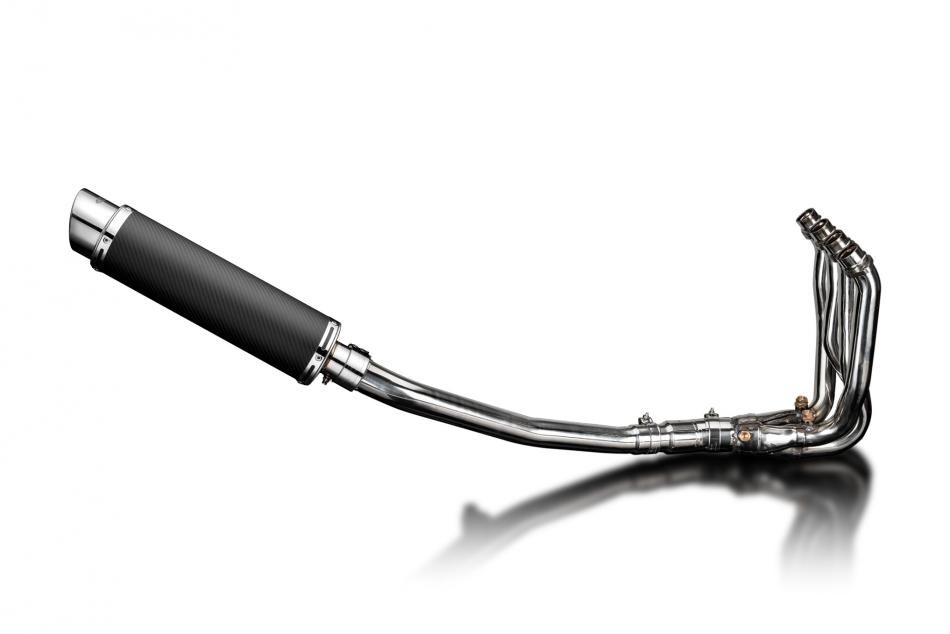 KAWASAKI ZZR1400 2008-2011 Echappement Complet DECAT 4-1 Pot 350mm Rond Carbone