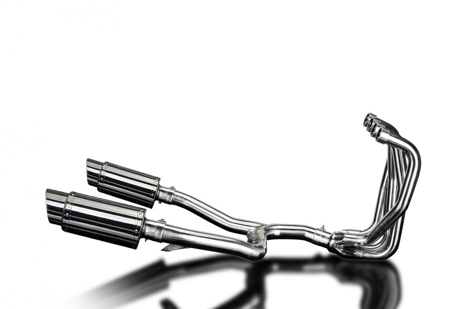 KAWASAKI ZZR1100 1990-2001 Echappement Complet 4-2 Pot 200mm Rond Inox PISTE