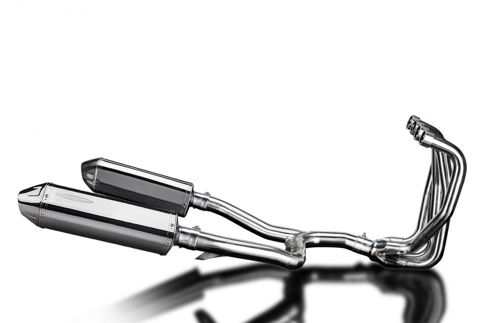 KAWASAKI ZZR1100 1990-2001 Echappement Complet 4-2 Pot 320mm Tri-Ovale Inox