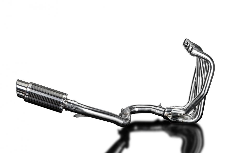 KAWASAKI ZZR1100 1990-2001 Echappement Complet 4-1 Pot 200 Rond Carbone PISTE