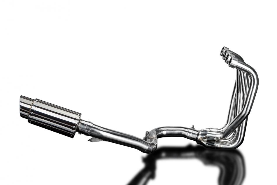 KAWASAKI ZZR1100 1990-2001 Echappement Complet 4-1 Pot 200mm Rond Inox PISTE