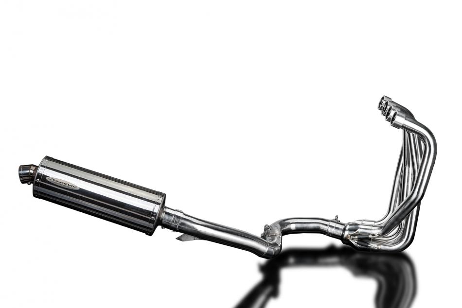 KAWASAKI ZZR1100 1990-2001 Echappement Complet 4-1 Silencieux 350mm Ovale Inox