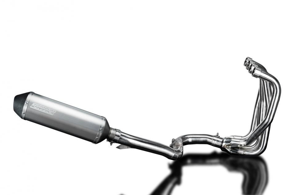 KAWASAKI ZZR1100 1990-2001 Echappement Complet 4-1 Pot 343mm X-Ovale Titane