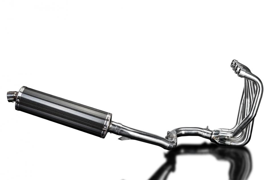 KAWASAKI ZZR1100 1990-2001 Echappement Complet 4-1 Silencieux 450mm OvaleCarbone