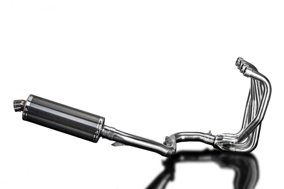 KAWASAKI ZZR1100 1990-2001 Echappement Complet 4-1 Silencieux 350mm OvaleCarbone