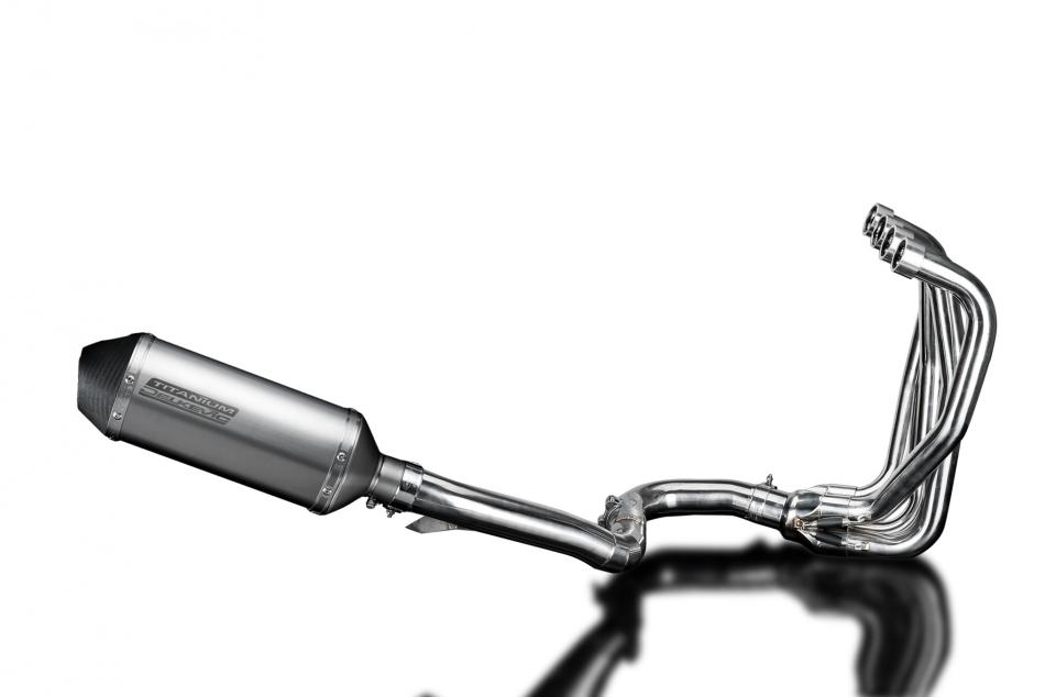 KAWASAKI ZZR1100 1990-2001 Echappement Complet 4-1 Pot 260mm X-Ovale Titane