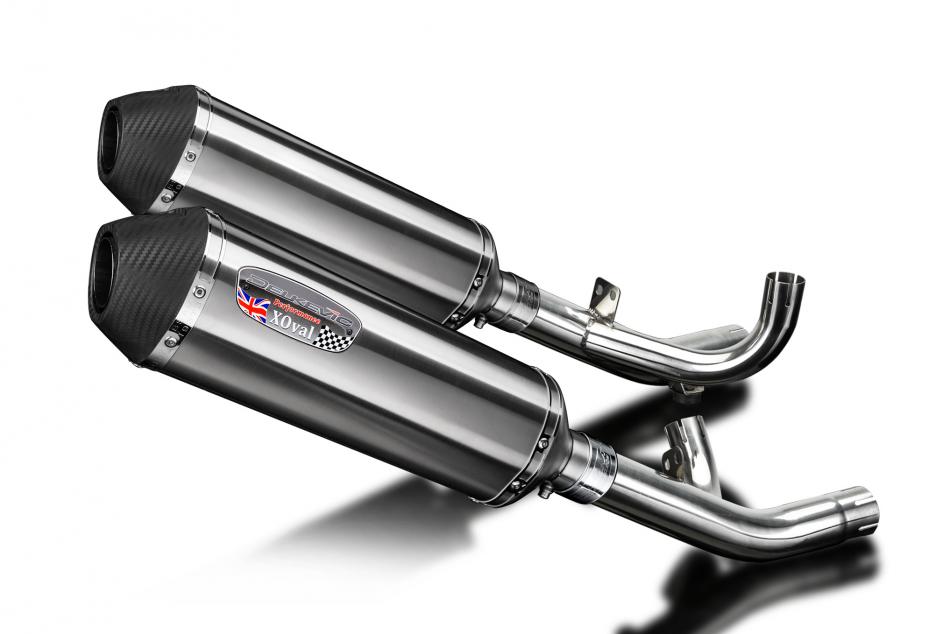 Yamaha V-Max 1700 2009-2016 Echappement KIT-Silencieux 343mm X-Ovale Inox