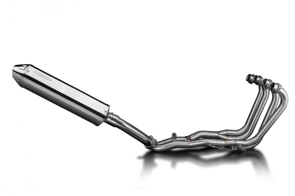 Honda CBR1000F Hurricane 87-99 Echappement 4-1 Silencieux 420mm Tri-Ovale Inox