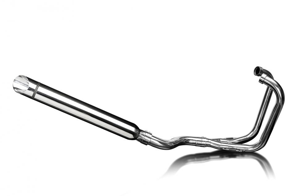 Honda CB350G 73 CB350K 69-73 Echappement Complet Silencieux 550mm Coupe Oblique