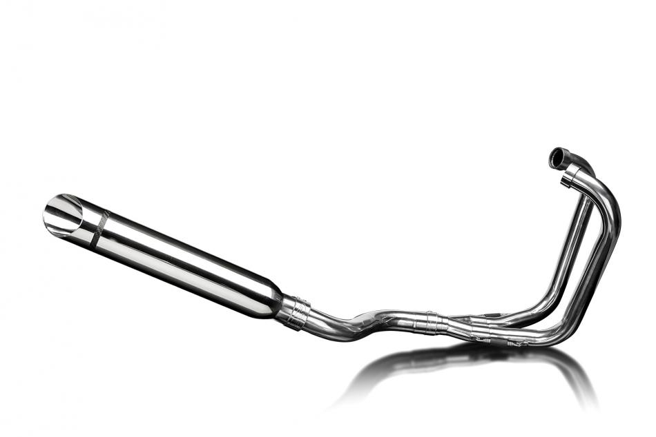 Honda CB350G 73 CB350K 69-73 Echappement Complet Silencieux 410mm Coupe Oblique