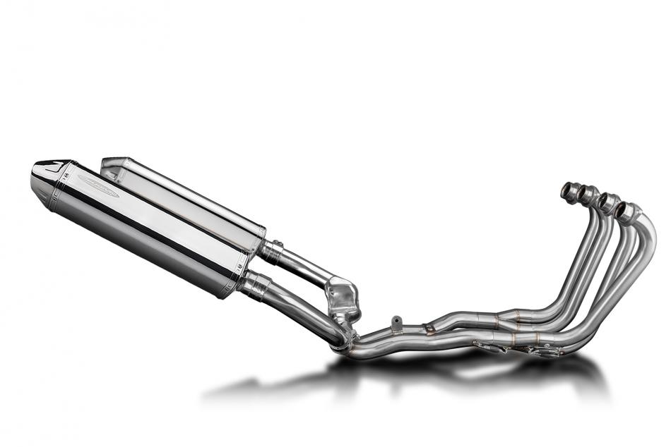 Honda CBR1000F Hurricane 87-99 Echappement 4-2 Silencieux 420mm Tri-Ovale Inox