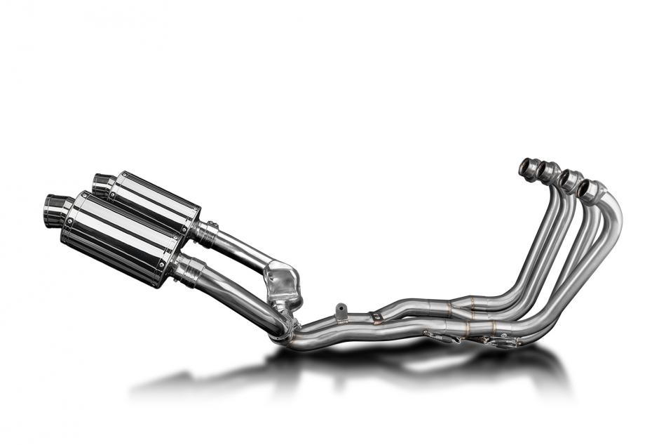 Honda CBR1000 FH-FX Hurricane 87-99 Echappement 4-2 Silencieux 225mm Ovale Inox