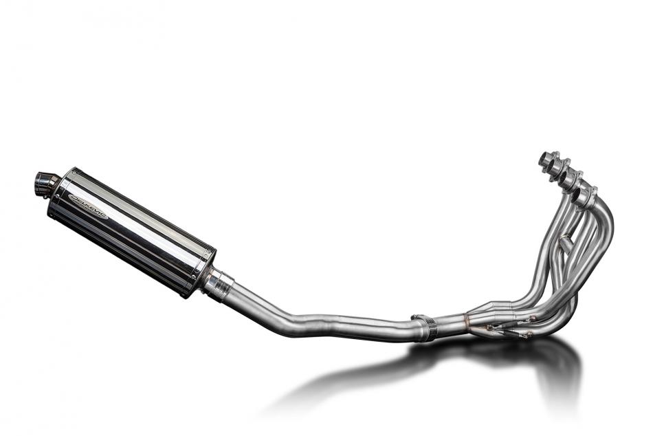 Kawasaki ZZR600D/E ZZR400K/N 90-09 Echappement 4-1 Silencieux 350mm Ovale Inox