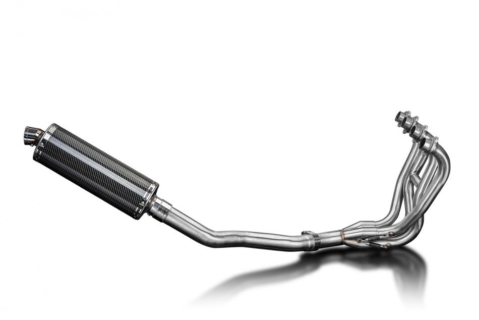 Kawasaki ZZR600D/E ZZR400K/N 90-09 Echappement 4-1 Silencieux 350mm Ovale Carbon