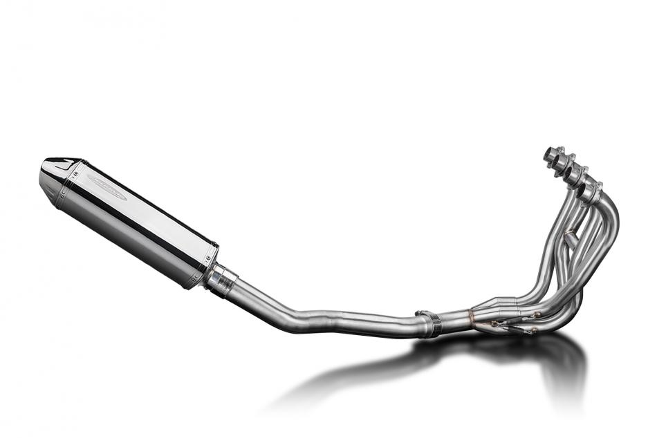 Kawasaki ZZR600D/E ZZR400K/N 90-09 Echappement Silencieux 320mm Tri-Ovale Inox