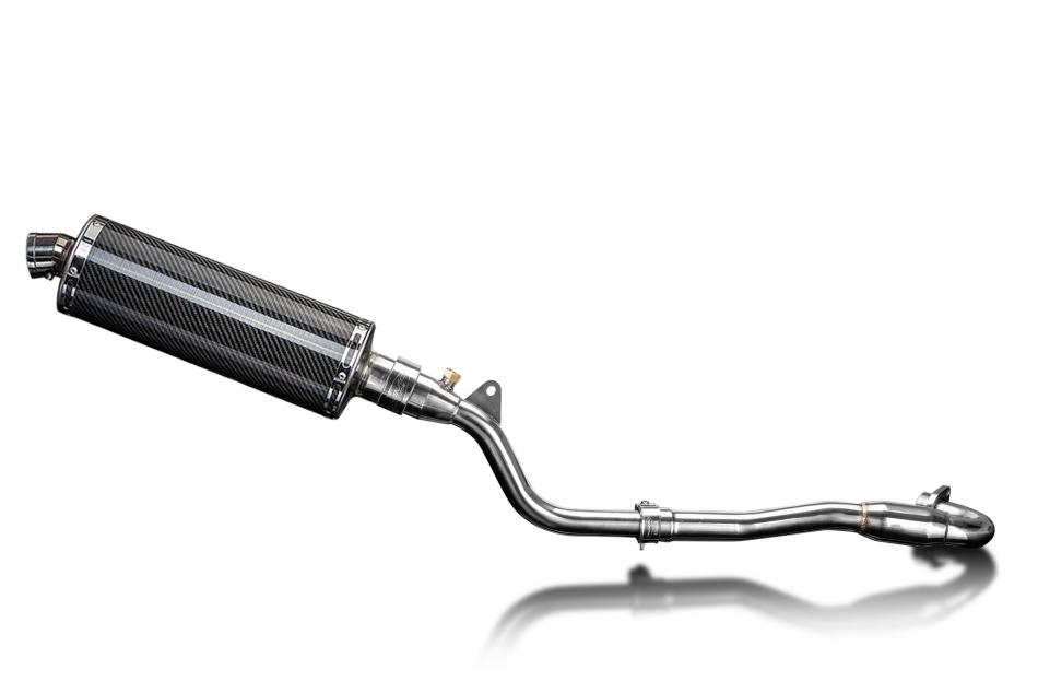 Kawasaki KLX250H 06-07 KLX250S 09-20 Echappement Silencieux 350mm Ovale Carbone