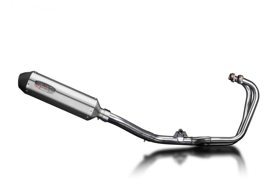 Honda CBF500 A ABS 2004-08 Echappement Complet 2-1 Silencieux 343mm X-Ovale Inox