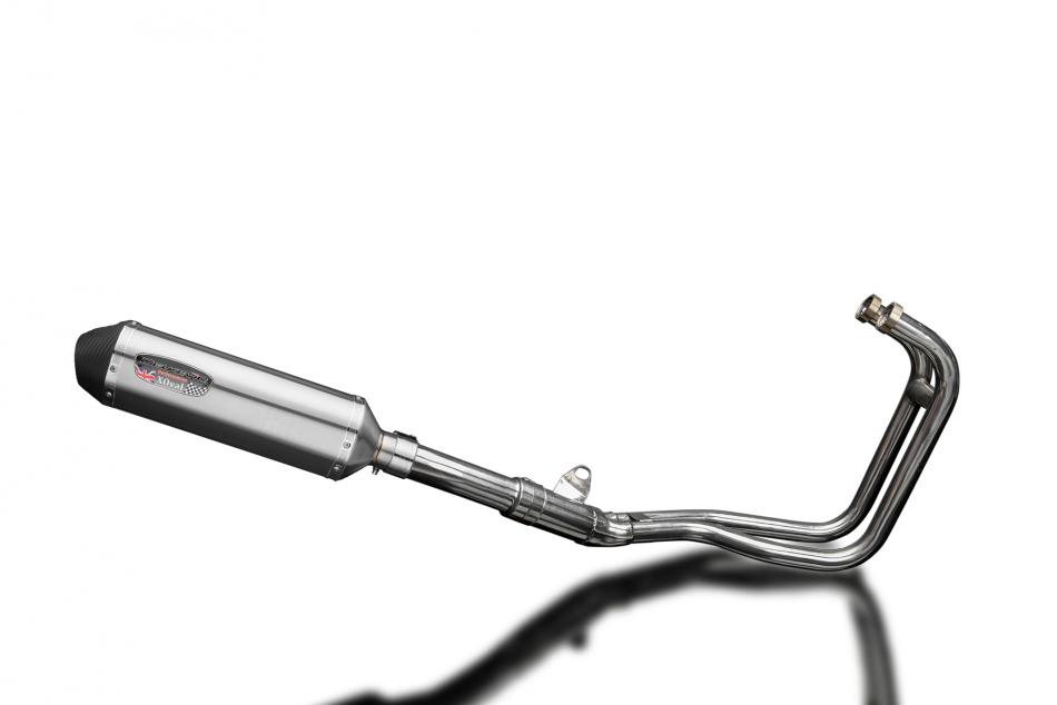 Kawasaki ER5 1996-2007 Echappement Complet 2-1 Silencieux 343mm X-Ovale Inox